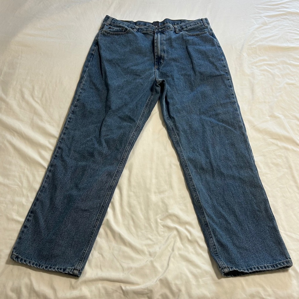 Full Blue Mens Straight Leg Denim Jeans Medium Wash‎ 38x30 90203 LW30 Blue